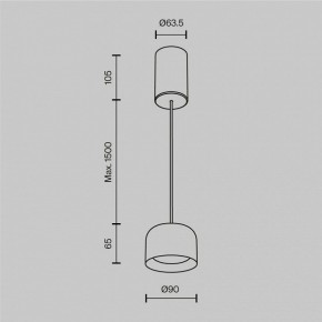 Подвесной светильник Maytoni Comfy P113-L12-3K-BS в Нягани - nyagan.ok-mebel.com | фото 4