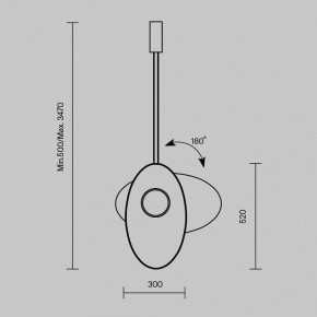 Подвесной светильник Maytoni Evolution MOD396PL-L10BL3K в Нягани - nyagan.ok-mebel.com | фото 6