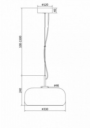Подвесной светильник Maytoni Madmen MOD127PL-L6SG в Нягани - nyagan.ok-mebel.com | фото 3