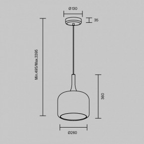 Подвесной светильник Maytoni Spirito MOD286PL-L18W3K в Нягани - nyagan.ok-mebel.com | фото 9