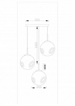 Подвесной светильник Moderli Amo V11524-3P в Нягани - nyagan.ok-mebel.com | фото 6