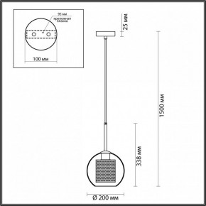 Подвесной светильник Odeon Light Clocky 4939/1 в Нягани - nyagan.ok-mebel.com | фото 4