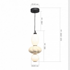 Подвесной светильник ST-Luce FLORENTINI SL6134.413.01 в Нягани - nyagan.ok-mebel.com | фото 4