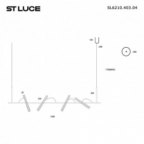 Подвесной светильник ST-Luce LILT SL6210.403.04 в Нягани - nyagan.ok-mebel.com | фото 2