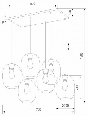 Подвесной светильник TK Lighting Elio 5974 Elio в Нягани - nyagan.ok-mebel.com | фото 3