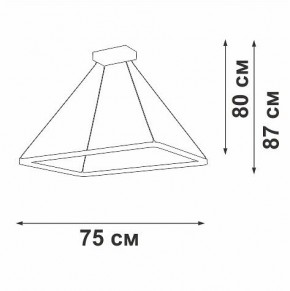 Подвесной светильник Vitaluce V2704 V2704-9/1S в Нягани - nyagan.ok-mebel.com | фото 3