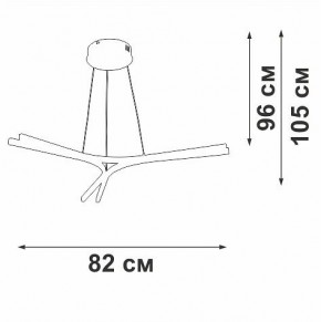 Подвесной светильник Vitaluce V2708 V2708-9/3S в Нягани - nyagan.ok-mebel.com | фото 3