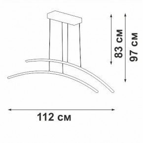 Подвесной светильник Vitaluce V2709 V2709-8/2S в Нягани - nyagan.ok-mebel.com | фото 3