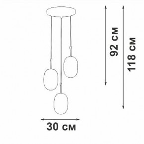 Подвесной светильник Vitaluce V28210 V28210-1/3S в Нягани - nyagan.ok-mebel.com | фото 5