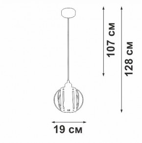 Подвесной светильник Vitaluce V2852 V2852-1/1S в Нягани - nyagan.ok-mebel.com | фото 6