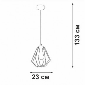 Подвесной светильник Vitaluce V2867 V2867-1/1S в Нягани - nyagan.ok-mebel.com | фото 5