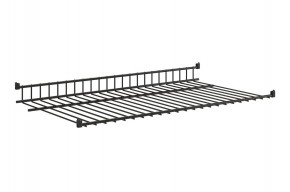 Полка сотовая L695 (черный муар) в Нягани - nyagan.ok-mebel.com | фото