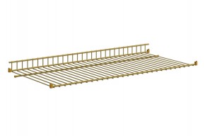 Полка сотовая L695 (золото) в Нягани - nyagan.ok-mebel.com | фото