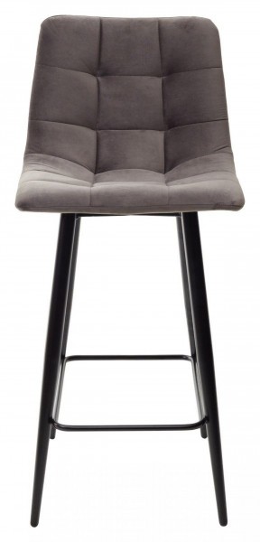 Полубарный стул CHILLI-QB графит #14, велюр / черный каркас (H=66cm) М-City в Нягани - nyagan.ok-mebel.com | фото 5