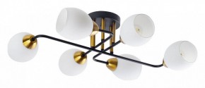Потолочная люстра Arte Lamp Andrea A8141PL-6BK в Нягани - nyagan.ok-mebel.com | фото