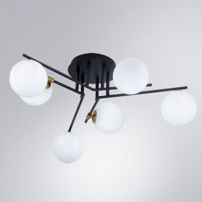 Потолочная люстра Arte Lamp Gemini A2243PL-6BK в Нягани - nyagan.ok-mebel.com | фото 2