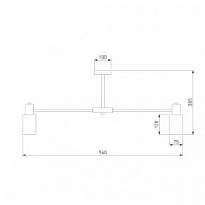 Потолочная люстра Eurosvet Vegga 70160/12 хром Smart в Нягани - nyagan.ok-mebel.com | фото 4