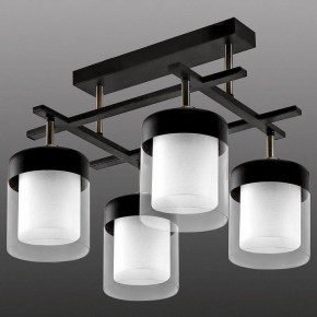 Потолочная люстра Imex MD.06593 MD.06593-4-S-BK+AB в Нягани - nyagan.ok-mebel.com | фото