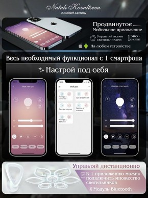 Потолочная люстра Natali Kovaltseva  LED LAMPS 81407 в Нягани - nyagan.ok-mebel.com | фото 7