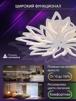 Потолочная люстра Natali Kovaltseva RIF LED LAMPS 81118/6C в Нягани - nyagan.ok-mebel.com | фото 6