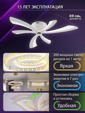 Потолочная люстра Natali Kovaltseva VIO LED LAMPS 81453 в Нягани - nyagan.ok-mebel.com | фото 5