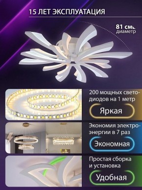 Потолочная люстра Natali Kovaltseva VIO LED LAMPS 81454 в Нягани - nyagan.ok-mebel.com | фото 5