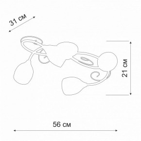 Потолочная люстра Vitaluce V3269 V3269-3/4PL в Нягани - nyagan.ok-mebel.com | фото 2
