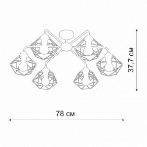 Потолочная люстра Vitaluce V42580 V42580-1/6PL в Нягани - nyagan.ok-mebel.com | фото 2