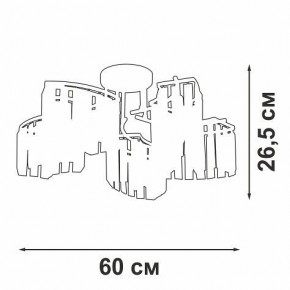 Потолочная люстра Vitaluce V5884 V5884-0/5PL в Нягани - nyagan.ok-mebel.com | фото 3