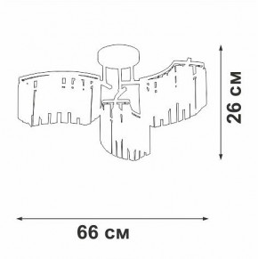 Потолочная люстра Vitaluce V5884 V5884-0/6PL в Нягани - nyagan.ok-mebel.com | фото 3