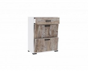 Прихожая Бриз Обувница (Белый/ Дуб юкон) в Нягани - nyagan.ok-mebel.com | фото 2