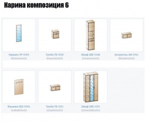 Прихожая Карина (модульная) в Нягани - nyagan.ok-mebel.com | фото 12