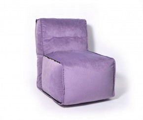 Прямое модульное бескаркасное кресло Комфорт (Фиолет велюр) в Нягани - nyagan.ok-mebel.com | фото