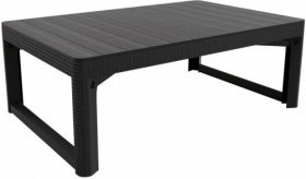 Раскладной стол Лион с регулируемой высотой столешницы (Lyon rattan table) графит (h400/650) в Нягани - nyagan.ok-mebel.com | фото 2