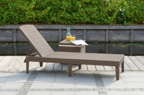 Шезлонг Джайпур (Jaipur Sun lounger) капучино в Нягани - nyagan.ok-mebel.com | фото 2