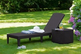 Шезлонг Джайпур (Jaipur Sun lounger) виски-коричневый в Нягани - nyagan.ok-mebel.com | фото 2
