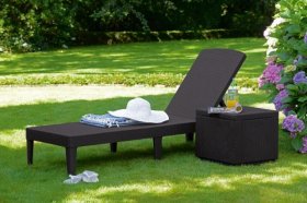 Шезлонг Джайпур (Jaipur Sun lounger) виски-коричневый в Нягани - nyagan.ok-mebel.com | фото 2