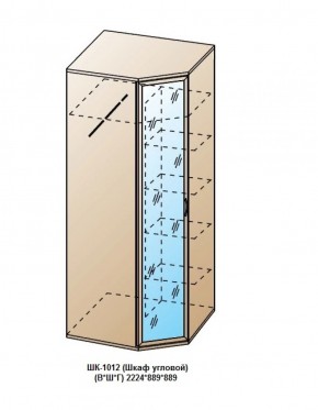 ШК-1012 (Шкаф угловой) в Нягани - nyagan.ok-mebel.com | фото