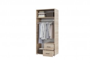 Шкаф 2-х створчатый с ящиками VICTOR (Сонома) в Нягани - nyagan.ok-mebel.com | фото 2