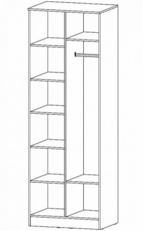 ГАММА Шкаф 2-х створчатый в Нягани - nyagan.ok-mebel.com | фото 2