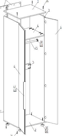 Шкаф 2-ств. для одежды "Лео" в Нягани - nyagan.ok-mebel.com | фото 2