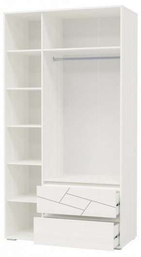 Шкаф 3-х дверный с ящиками АДЕЛИНА (4-4832рам.б) в Нягани - nyagan.ok-mebel.com | фото 2
