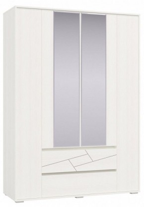 Шкаф 4-х дверный с ящиками АДЕЛИНА (4-4833рам.б) в Нягани - nyagan.ok-mebel.com | фото 1