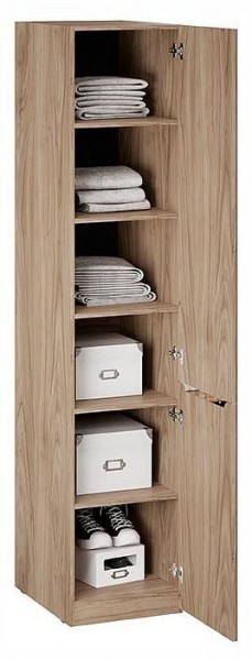 Шкаф для белья Глосс СМ-319.07.001 в Нягани - nyagan.ok-mebel.com | фото 2