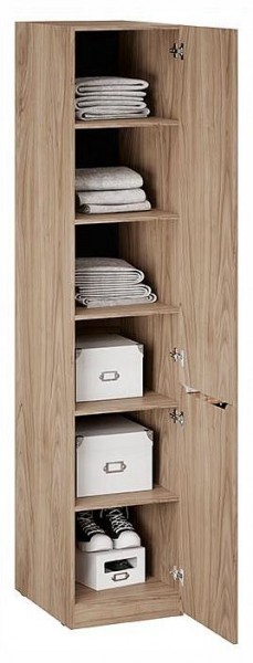 Шкаф для белья Глосс СМ-319.07.002 в Нягани - nyagan.ok-mebel.com | фото 2