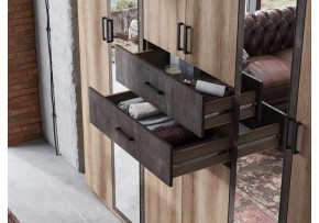 Шкаф для белья Паркинс в Нягани - nyagan.ok-mebel.com | фото 5