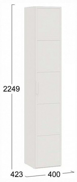 Шкаф для белья Стелла Исп.2 в Нягани - nyagan.ok-mebel.com | фото 4