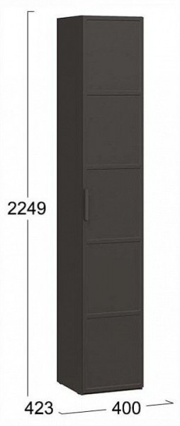 Шкаф для белья Стелла Исп.2 в Нягани - nyagan.ok-mebel.com | фото 4