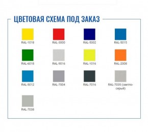 Шкаф для раздевалок усиленный ML-01-40 (доп модуль) в Нягани - nyagan.ok-mebel.com | фото 2