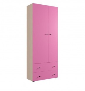 Шкаф ДМ 800 с 2-мя ящиками (розовый) в Нягани - nyagan.ok-mebel.com | фото